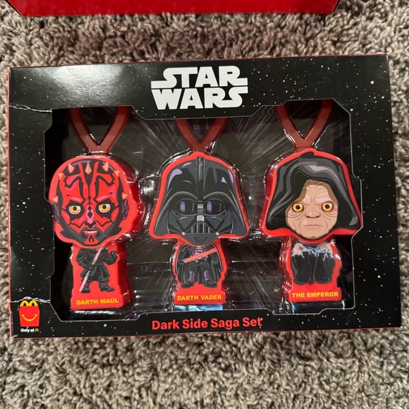 McDonald’s Star Wars Dark Side zipper pulls, pack of 3. 2 available. NIB - Picture 3 of 4